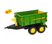 Minamo traktoriaus dviašė priekaba | rollyContainer John Deere | Rolly Toys 125098